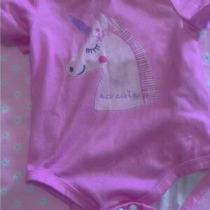 Pink Unicorn Kids One Piece